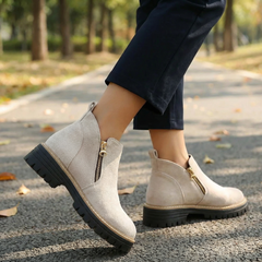 Stepara™ - Side-Zip Suede Chelsea Boots