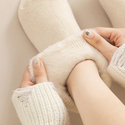 Feeluxe™ – Fleece Roll-Up Socks for Deep Warmth (1+2 Free)