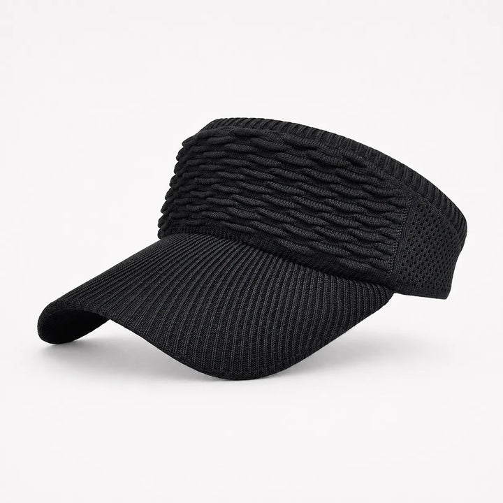 Solvia – Open-Top Sun Visor for Buns and Ponytails