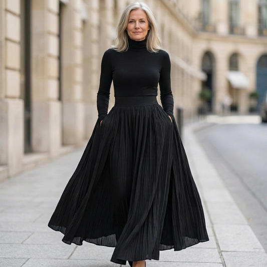 Linara™ – High Waisted Maxi Skirt Dress