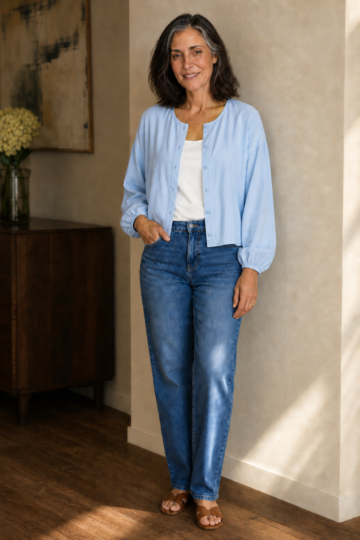 Wearbella – Loose Fit Button-Down Shirt