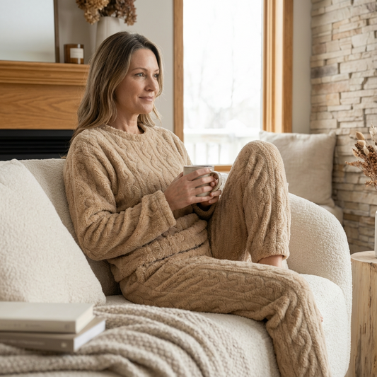 Cozelle™ – Thick Fleece Matching Loungewear