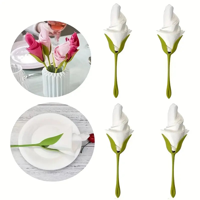 Florenza - Napkin Flower Creator for Elegant Table Settings (2 Pcs)