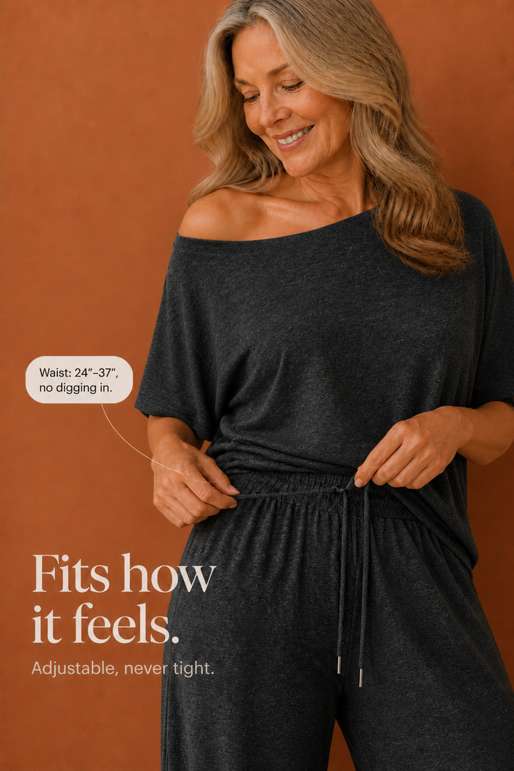 Wearbella – Off-Shoulder Wide-Leg Two-Piece Set