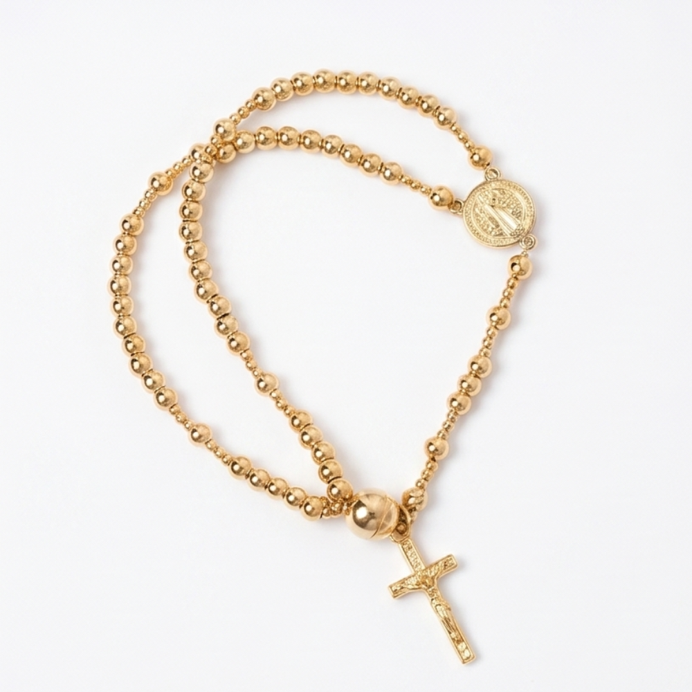 Belluna – Double Wrap Rosary Bracelet