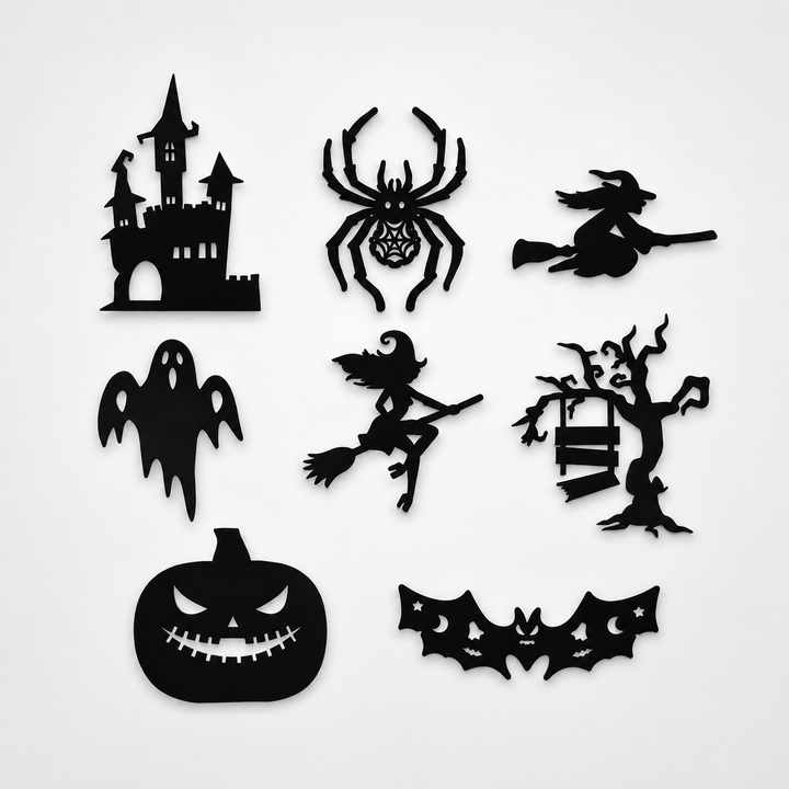 Glowmery – Light-Up Halloween Silhouette Wall Decal