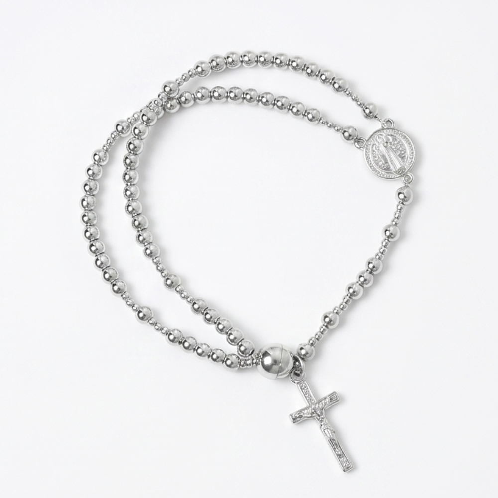 Belluna – Double Wrap Rosary Bracelet