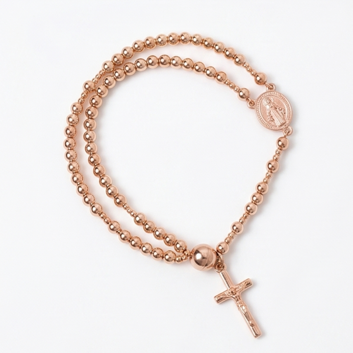 Belluna – Double Wrap Rosary Bracelet