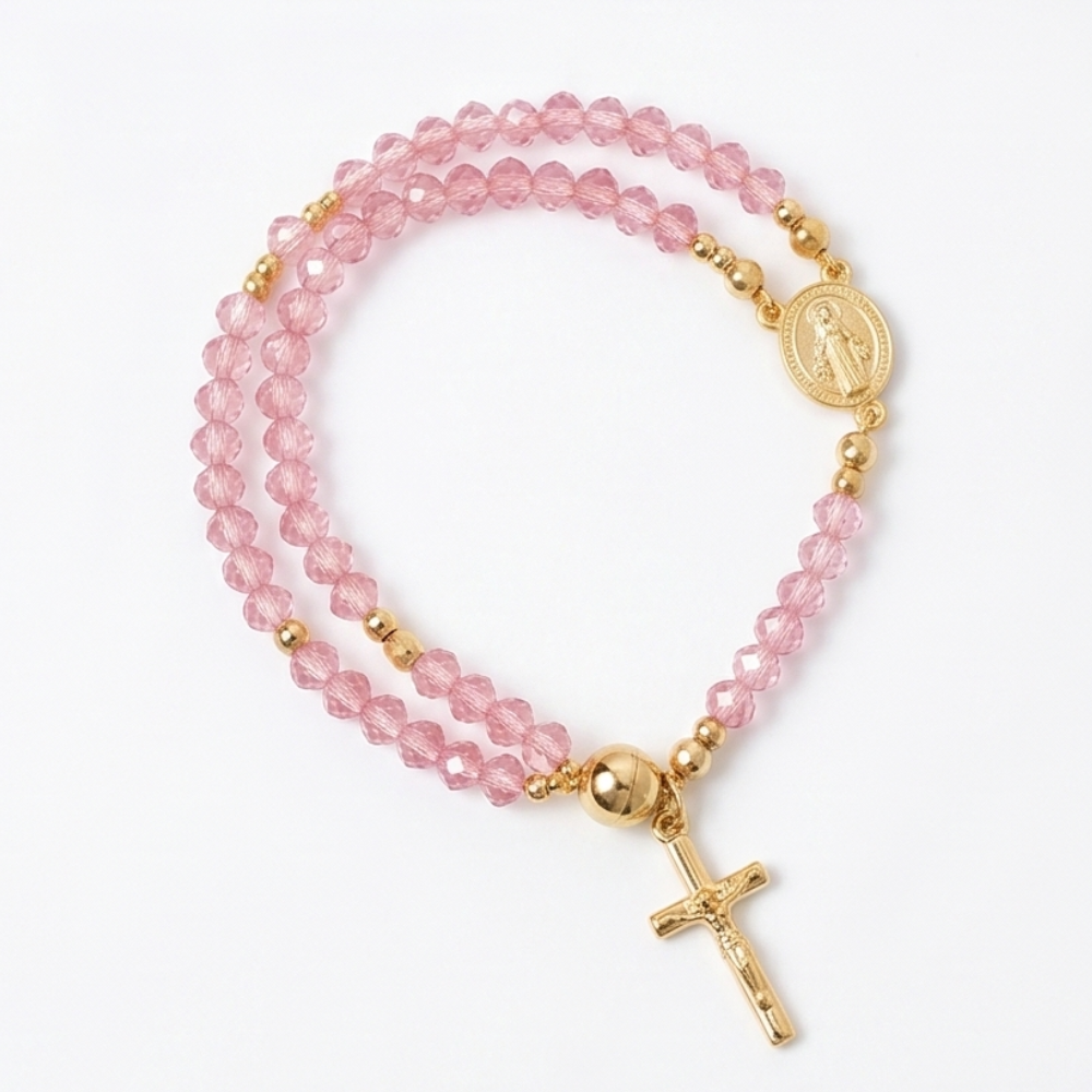 Belluna – Double Wrap Rosary Bracelet