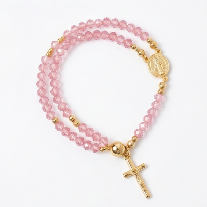 Belluna – Double Wrap Rosary Bracelet