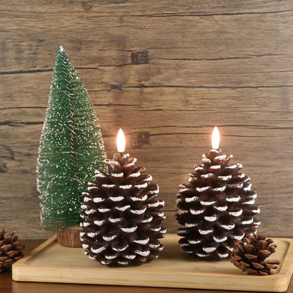 Lunapine™ – Flameless Pinecone Candle with Gentle Glow (50% Off)