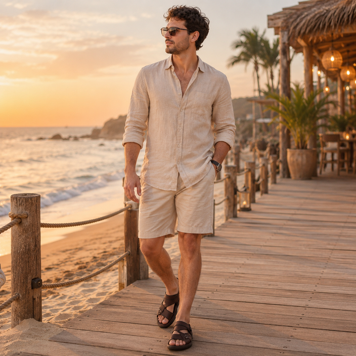 Solestride – Massaging Footbed Comfort Slide Sandals