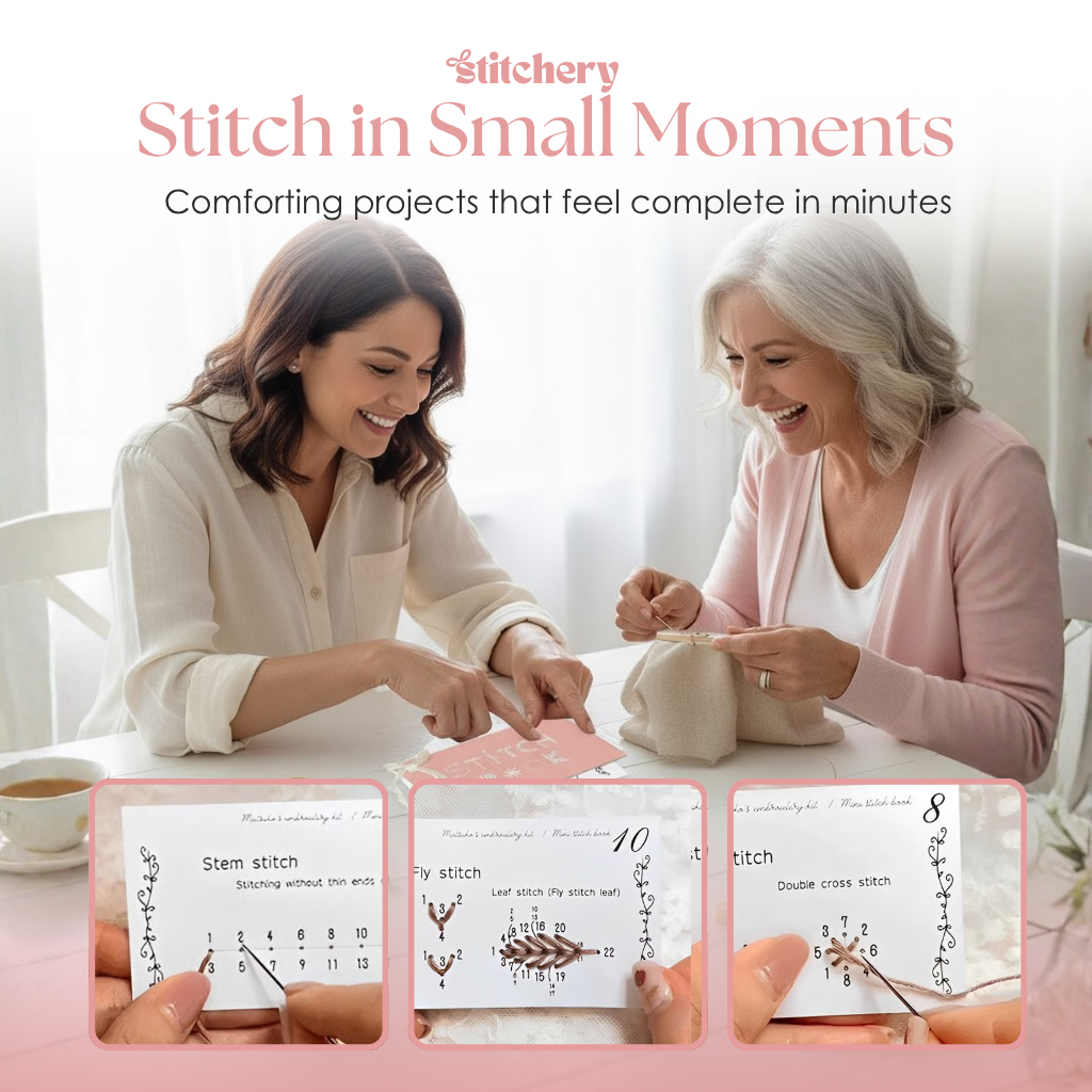 Stitchery™ – Mini Sewing Book for Creative Projects (50% Off)