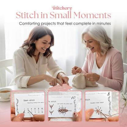 Stitchery™ – Mini Sewing Book for Creative Projects (50% Off)