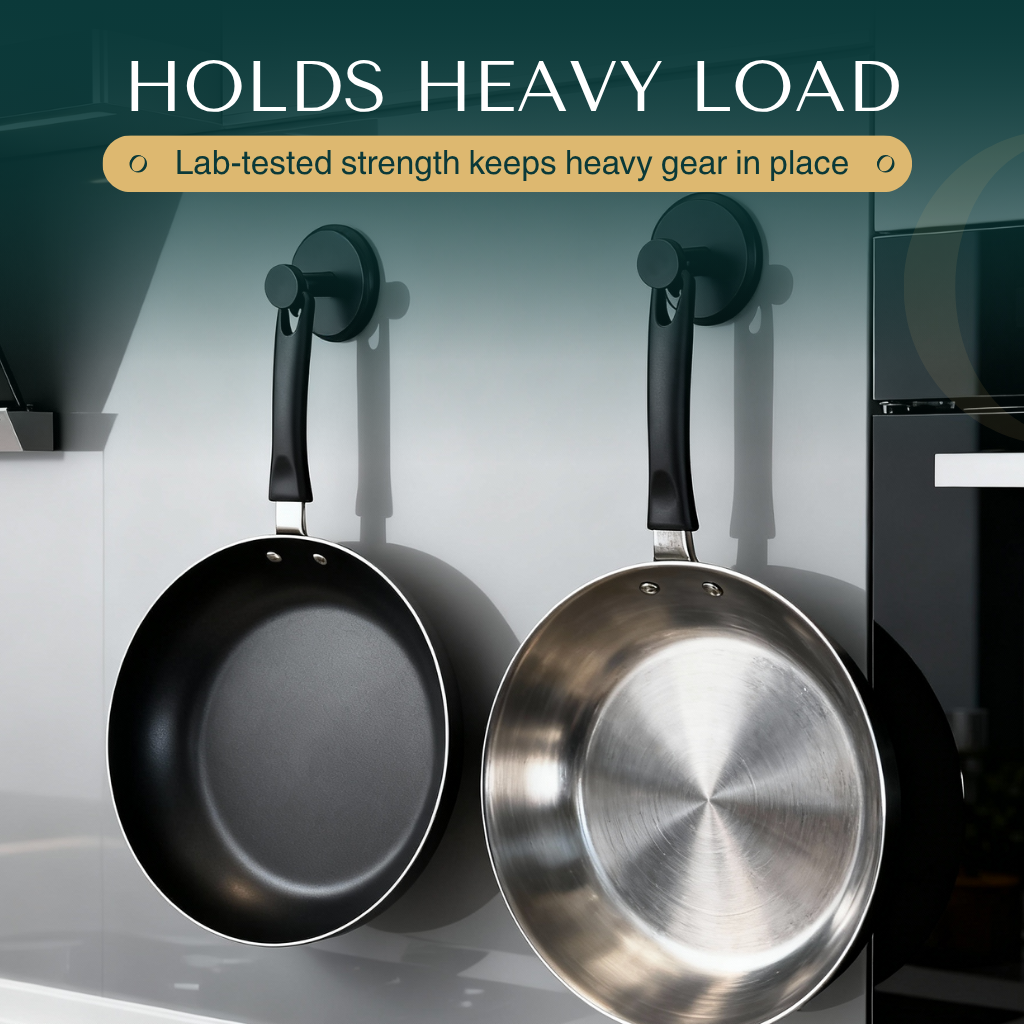 Overa - 2 Luxurious Twist-Lock Suction Hooks