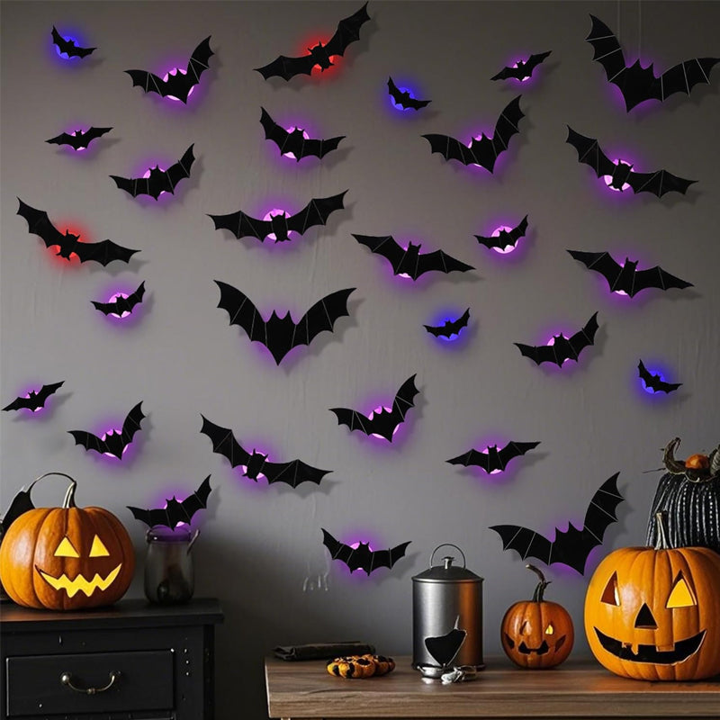 Batlit™ – 16Pcs  LED Bat Group Wall Lights  (50% Off)