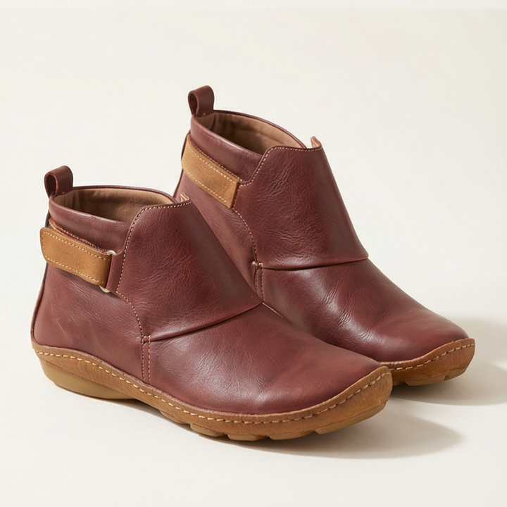 Solena - Women's adjustable ankle boots for sensitive feet