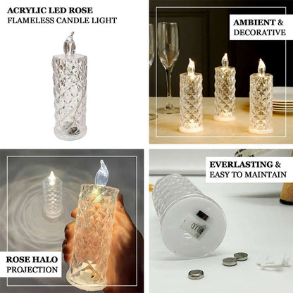 Roséra™ – Crystal Rose Candlelight Lamp