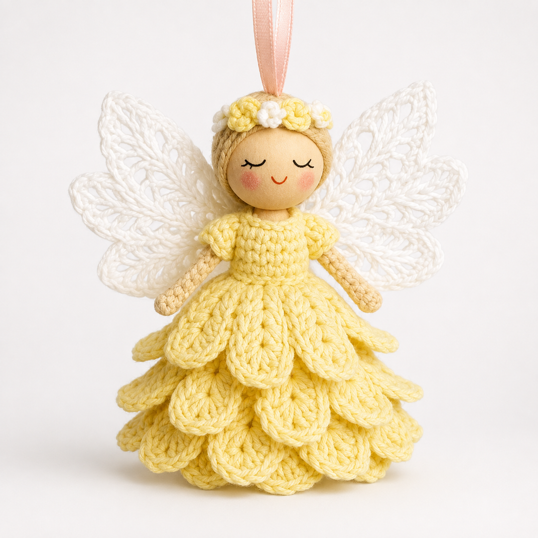 Angelmade – Beginner Crochet Angel Ornament Kit