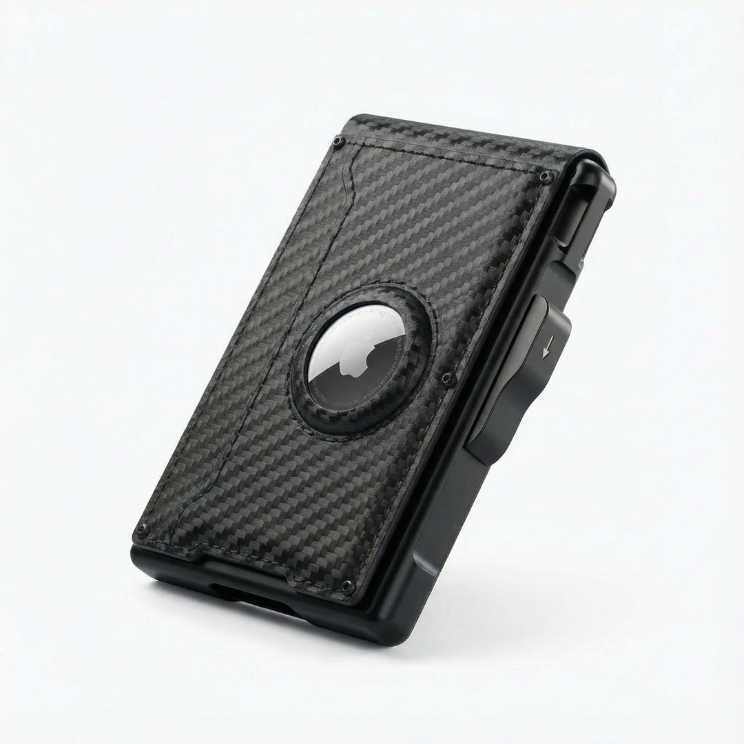 Vaultric - Slim Pop-Up Wallet with AirTag Pocket