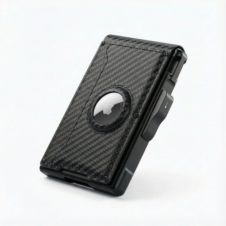 Vaultric - Slim Pop-Up Wallet with AirTag Pocket