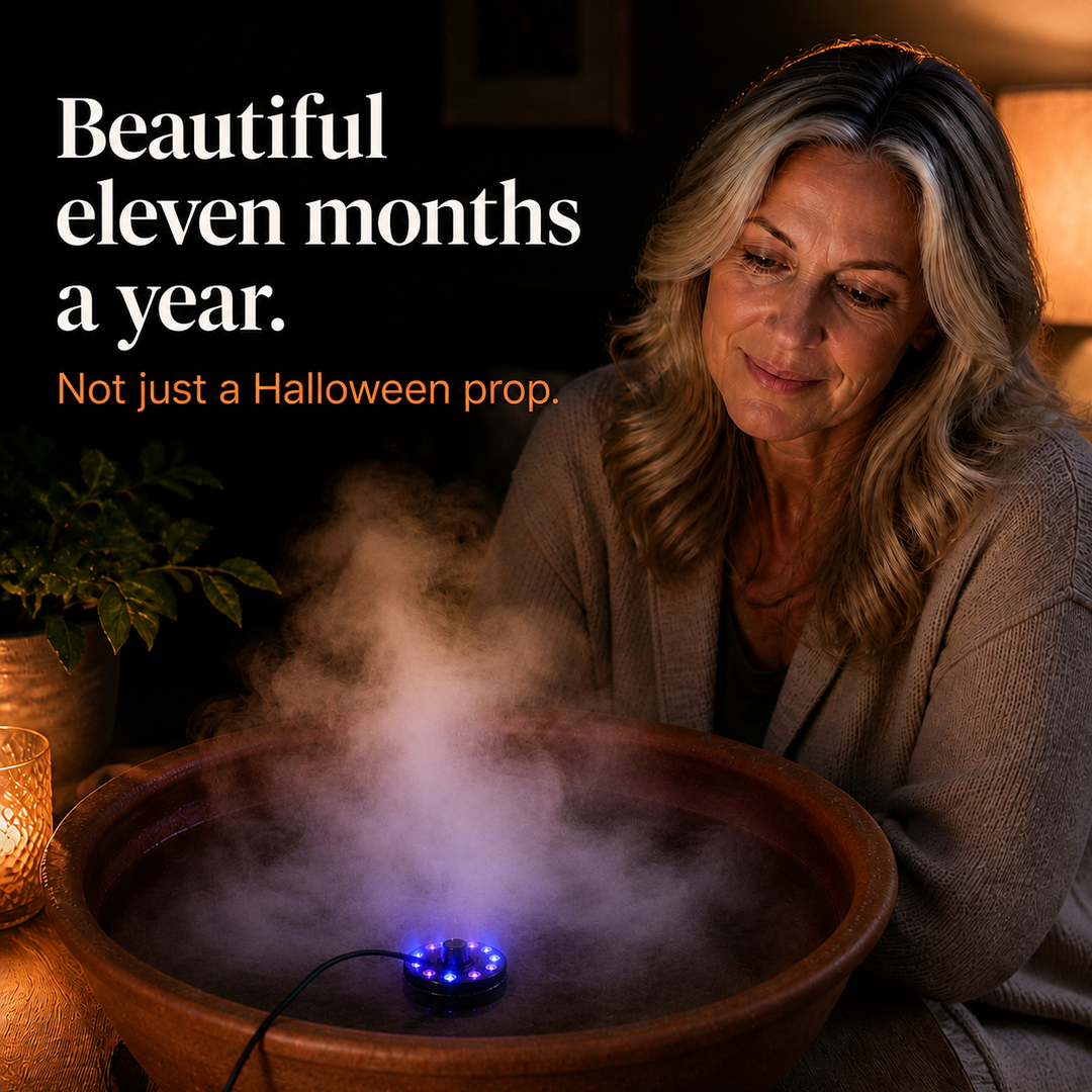 Mistlume – 12-LED Color-Changing Ultrasonic Mist Maker