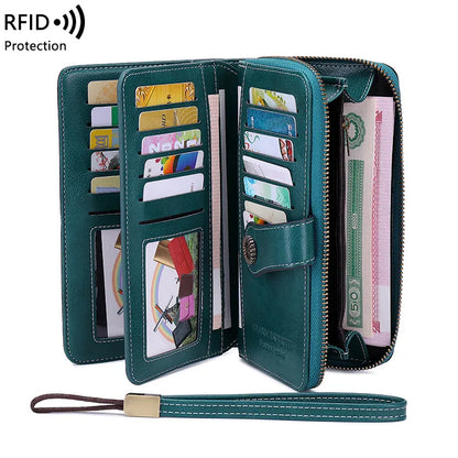 Aureden™ – Compact RFID Wallet with 24-Card Storage (50% Off)