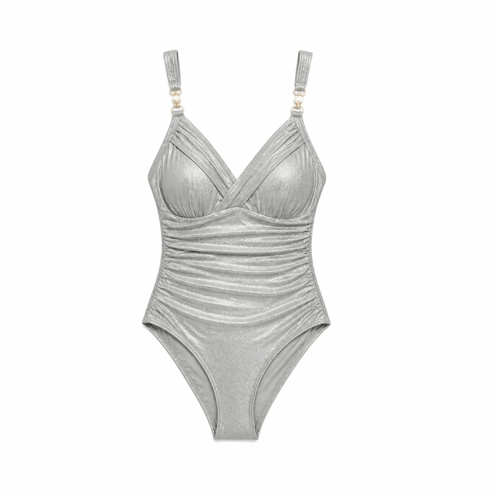 Lunavia – Women's Shimmer Tummy-Control One-Piece Swimsuit