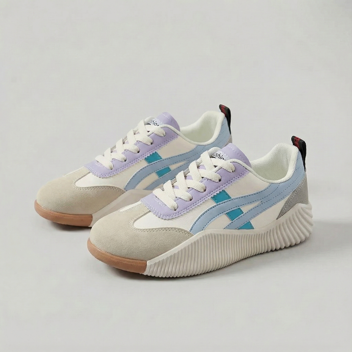 Stradia - Women's Retro Platform Sneakers for All Day Comfort