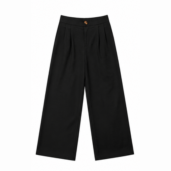 Lunavia – Women's High-Waist Wide-Leg Drape Trousers