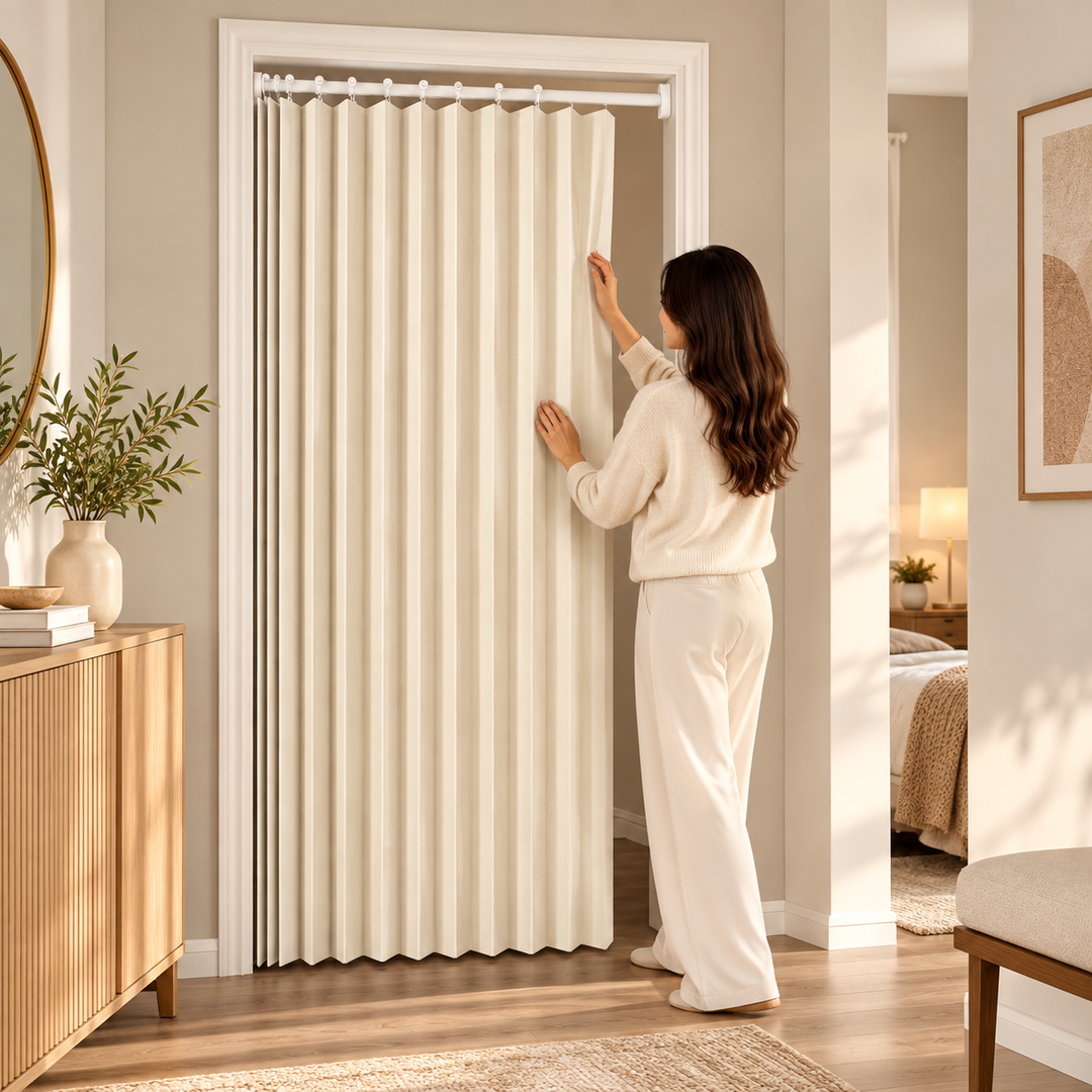 Pleatwell – Accordion Pleated Doorway Curtain