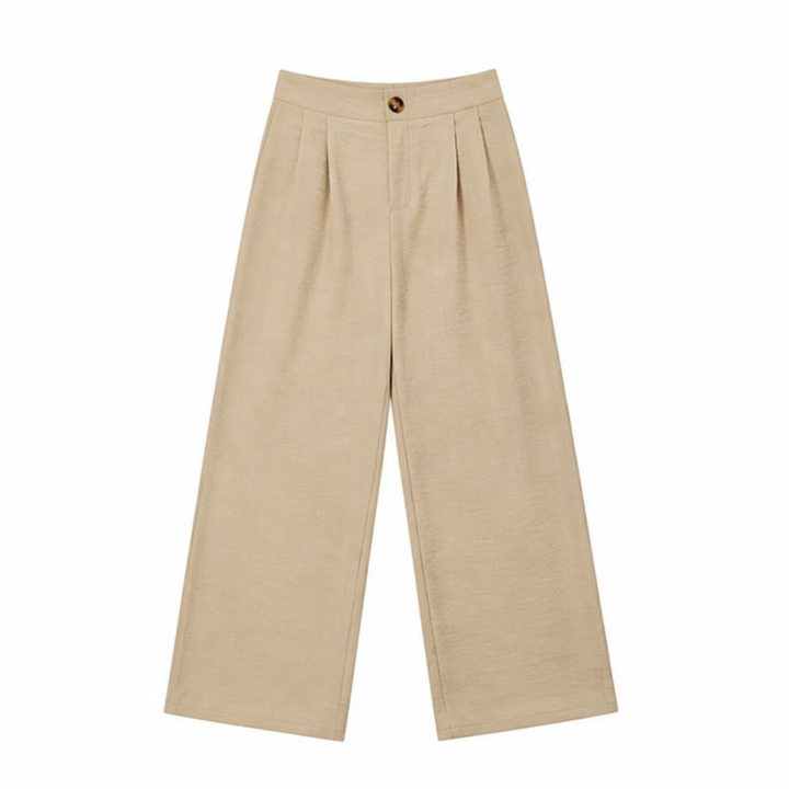 Lunavia – Women's High-Waist Wide-Leg Drape Trousers