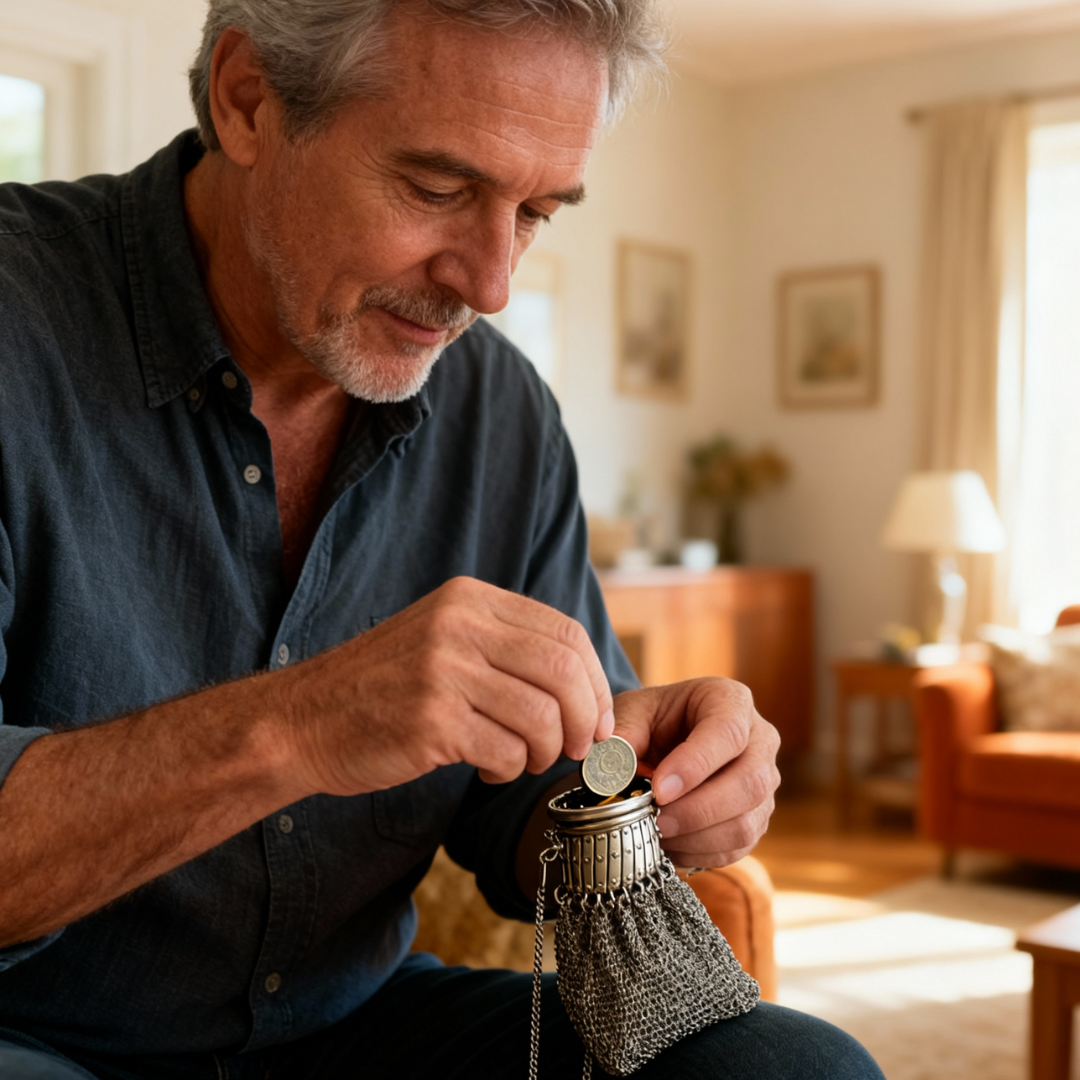 Aldric™ – Handmade 1920’s English Chainmail Purse (50% Off)