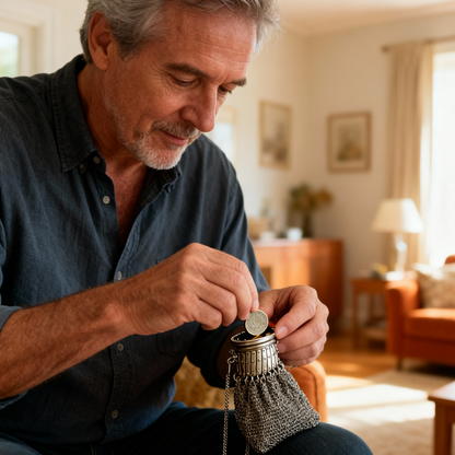 Aldric™ – Handmade 1920’s English Chainmail Purse (50% Off)