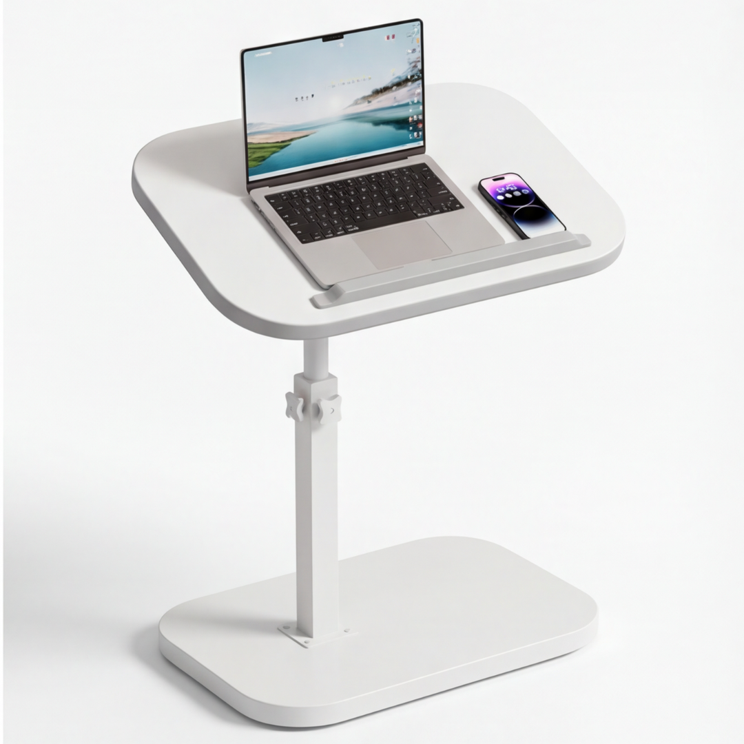 Sofadesk™ – C Shapped Adjustable Slide Under Sofa Table