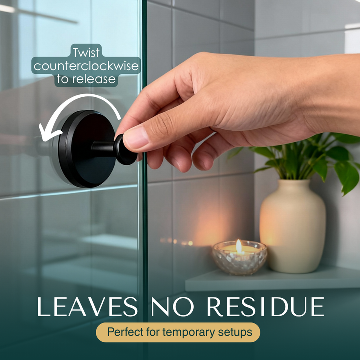 Overa - 2 Luxurious Twist-Lock Suction Hooks