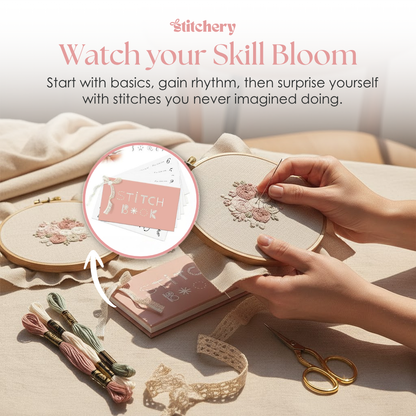 Stitchery™ – Mini Sewing Book for Creative Projects (50% Off)