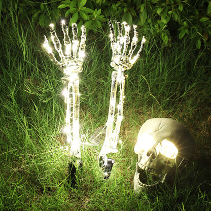 Hauntlet™ – Skeleton Lawn Stakes with LED Lights (50% Off)
