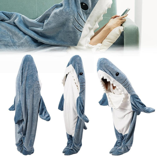 Sharki™ – Soft Flannel Shark Blanket  (30% Off)
