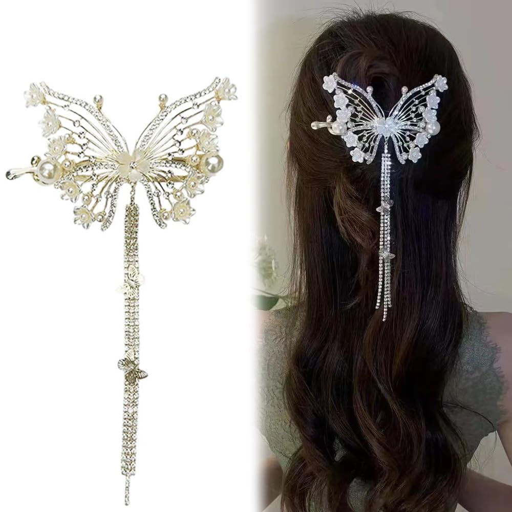 Sylphina™ – Butterfly Hair Clip with Sparkle (50% Off)