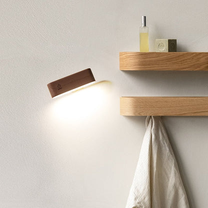 Hinokio™ – Minimalist Wood Lamp with Magnetic Charging Base (50% Off)