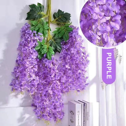 Florenza™ - Artificial Wisteria Flowers For an Elegant Home (12 Pieces)
