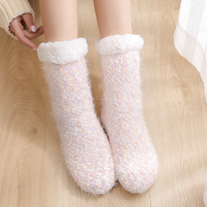 Velvra™ – Sherpa-Lined Indoor Socks