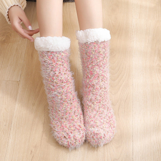 Velvra™ – Sherpa-Lined Indoor Socks
