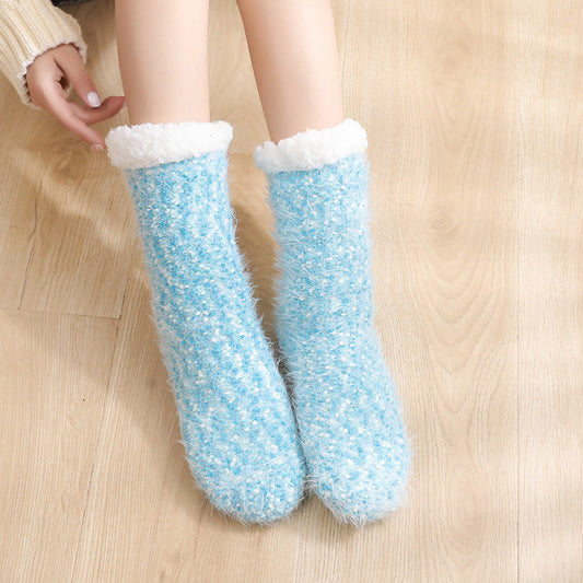 Velvra™ – Sherpa-Lined Indoor Socks