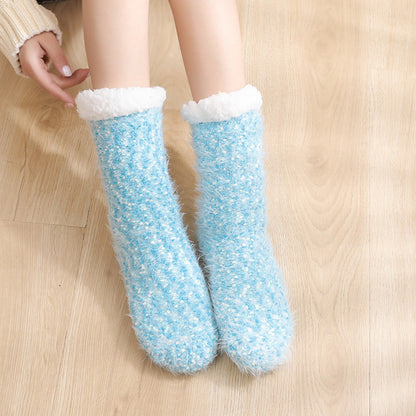Velvra™ – Sherpa-Lined Indoor Socks