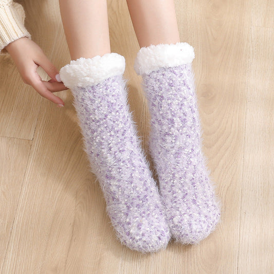 Velvra™ – Sherpa-Lined Indoor Socks