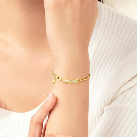 Seravine™ – Elegant Bamboo Chain Bracelet (50% Off)