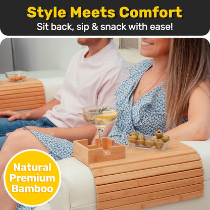 Armoni™ –  Bamboo Couch Cup Holder (50% Off)