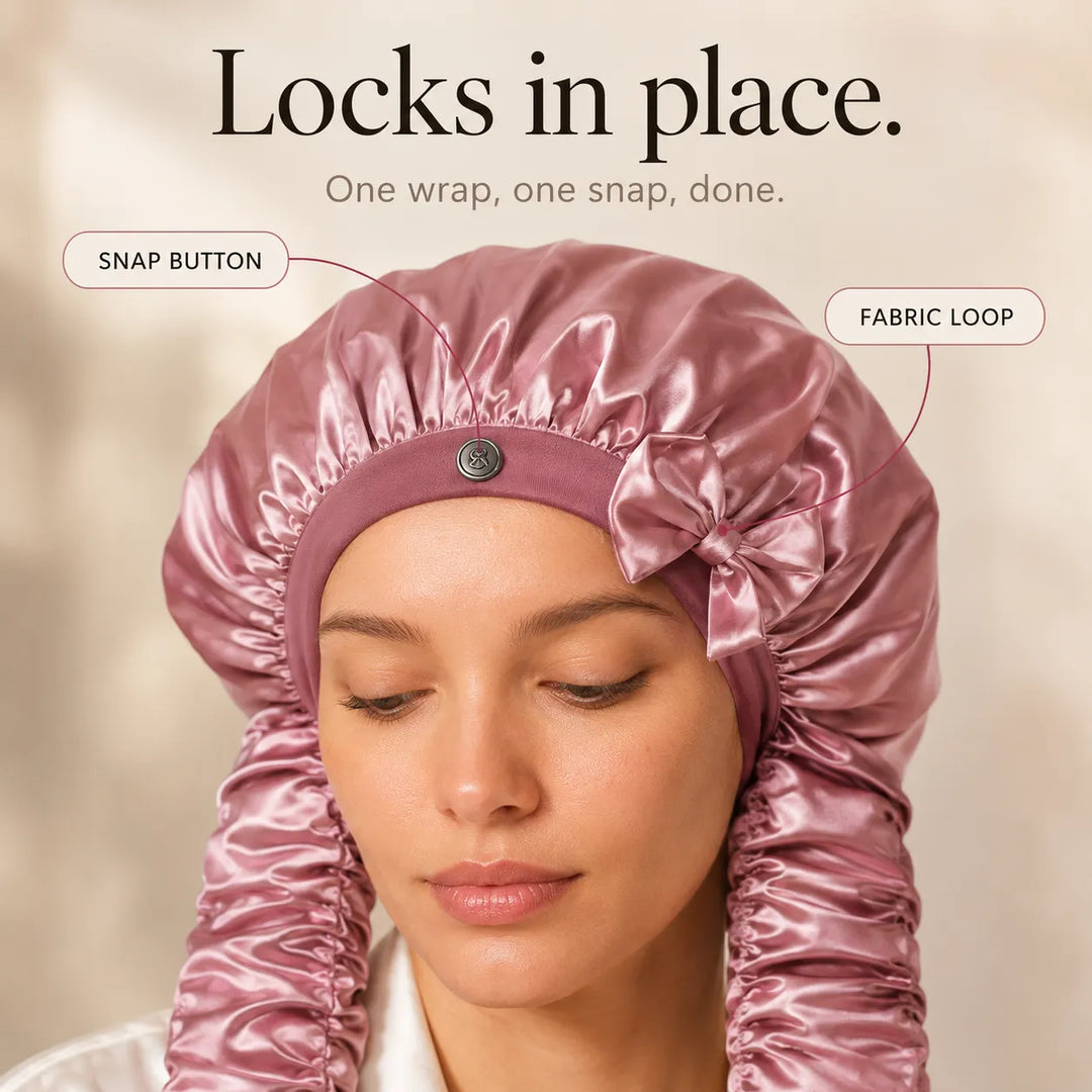 Nightwrap – The Long-Hair Bonnet That Finally Stays On